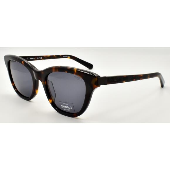 Shinola by Flexon SH1503S 241 Women\'s Sunglasses Cat Eye Gunmetal Pearl Tortoise